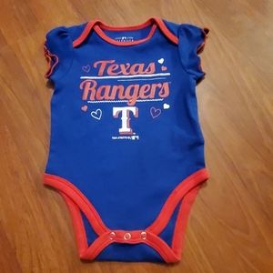 Blue Texas Rangers onsie